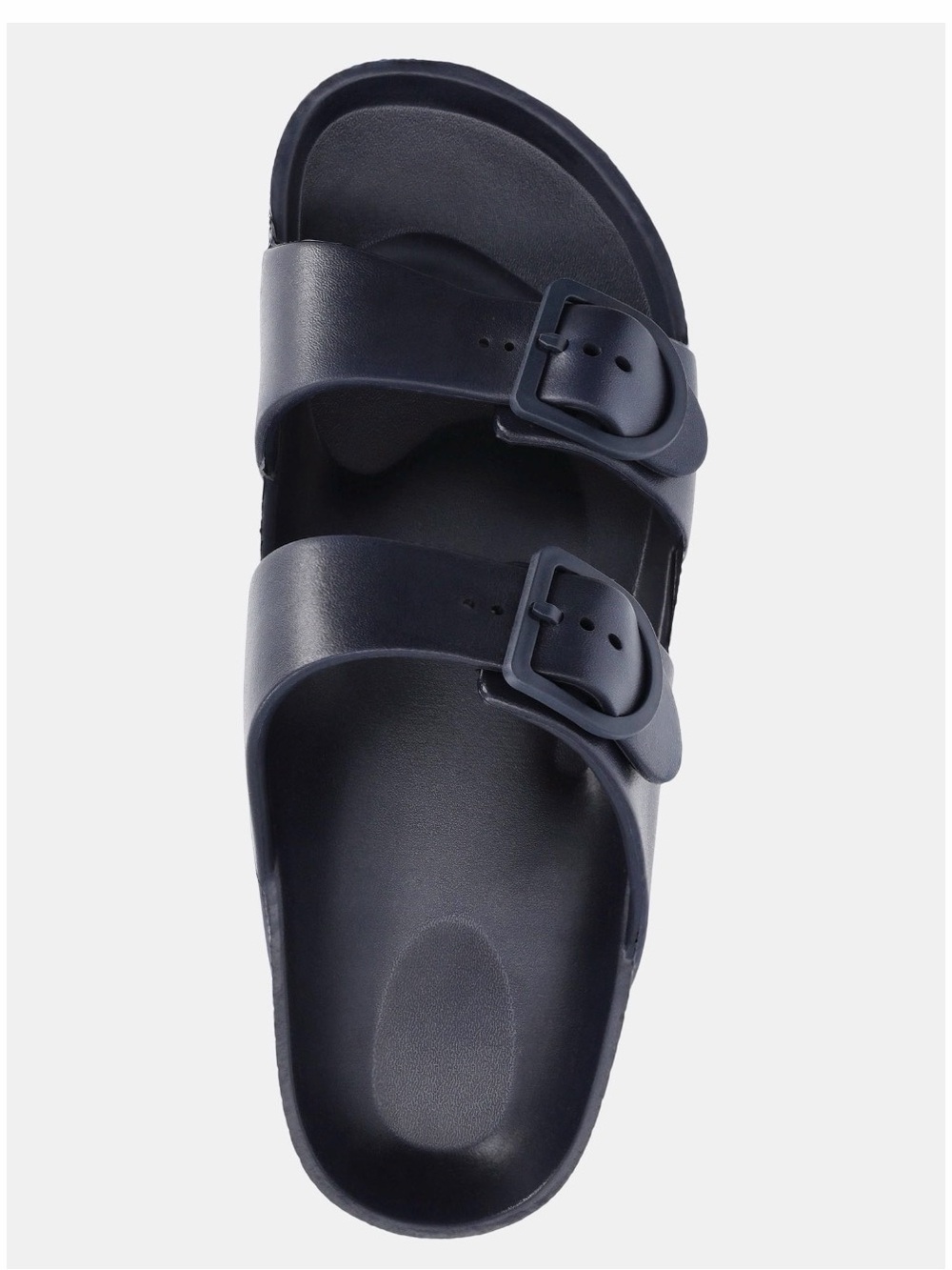 💜 George Men's Two Buckle Slide Sandals Size:9